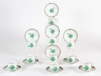 FACTORY OF HEREND HUNGARY.
Ten cups and under...