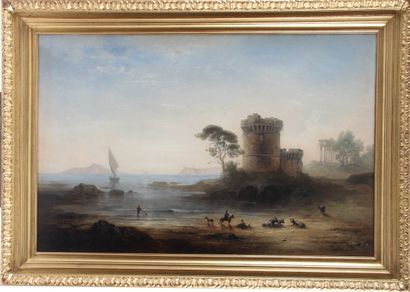 KARL HEILMAYER (1829-1908): Mediterranean...