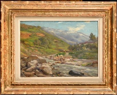 Ernest G. MARKET (1864-1932)
Oriental washerwomen...