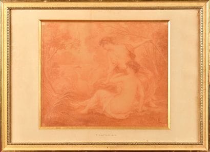 François LAFON (1846-c.1920)
Bathers surprised...