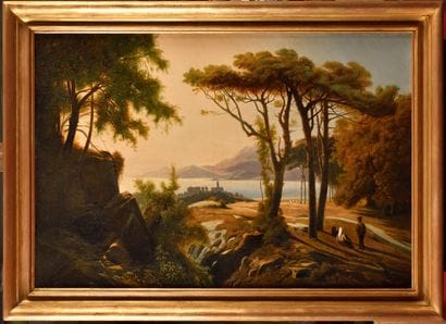 ITALIAN SCHOOL OF THE 19TH CENTURY 
Landscape...