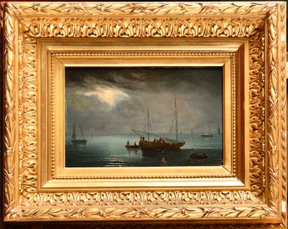 JUBLIN (XIX-XX)
Marine
Pair of oils on panel...