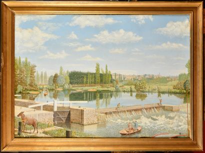 EARLY 20TH CENTURY SCHOOL 
Landscape at the...