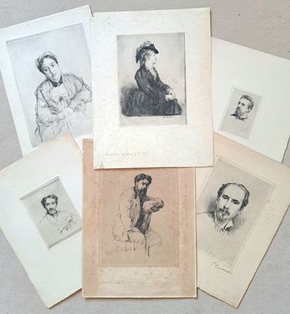 Marcellin-Gilbert DESBOUTIN (1823-1902)
Set...