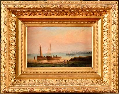 JUBLIN (XIX-XX)
Marine
Pair of oils on panel...