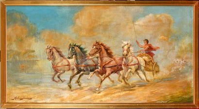 Marzio CHERUBINI (XIX-XX)
Scene of Roman...