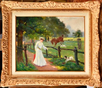 FRENCH SCHOOL AROUND 1900
The walk of the...