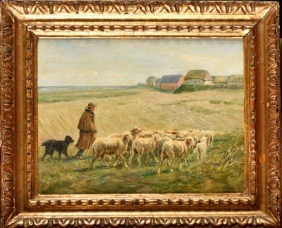 Albert CHARPIN (1842-1924)
Shepherd and his...