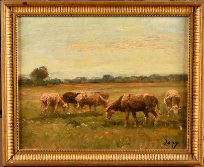 Louis Aimé JAPY (1840-1916)
The Sheep 
Oil...