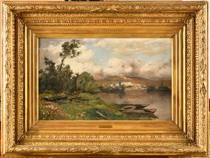 Maurice LEVIS (1860-1941)
The Seine at Andely
Oil...