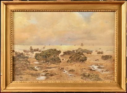 Henri ADAM (1864-1917)
lTreport the rocks...