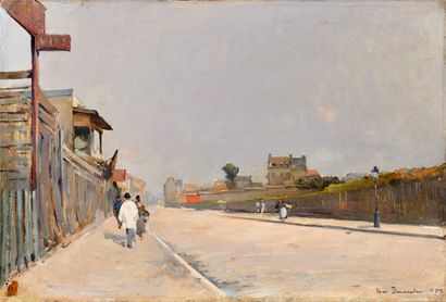 LOUIS DUMOULIN (FRA/ 1860-1924)
Paris, Montmartre...