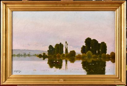 Jacques Henri DELPY (1877-1957)
Boaters at...