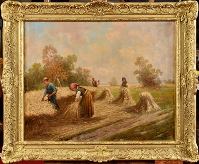 Adolf BAUMGARTNER (1893-1939)
Haymaking scene...