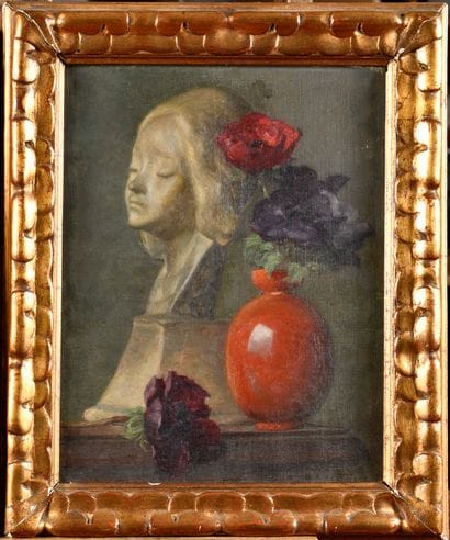 Frederic WENZ (1865-1940)
Woman's bust and...