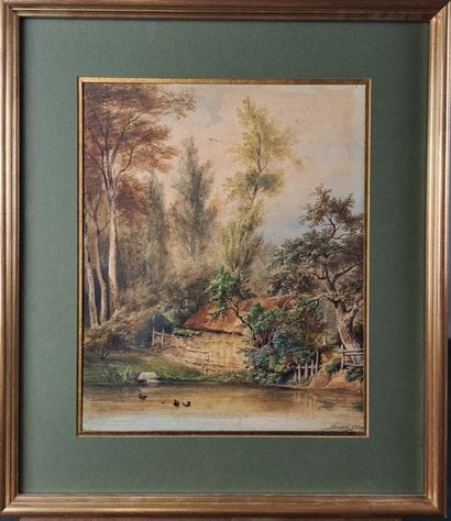 Pierre Luc Charles CICERI (1782-1868)
Cottage...