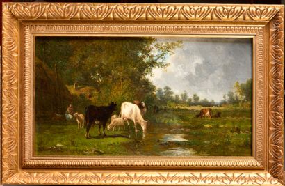 Antonio CORDERO CORTES (1827-1908)
Herd at...