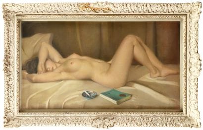 Raymond VAN DOREN (1906-1991)
La farniente
Pastel
Signed...
