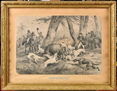 Victor ADAM (1801-1866)
The Boar Hunt
Pencil...