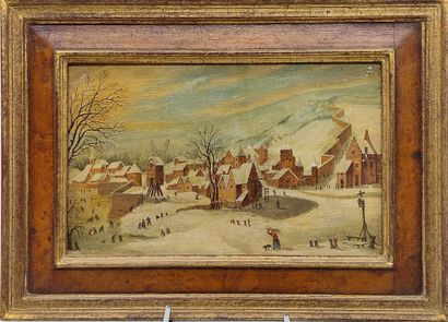 In the taste of BRUEGHEL
Snowy landscape...