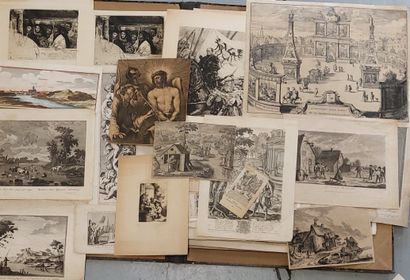 LARGE LOT OF ANTIQUE ENGRAVINGS
Mainly from...