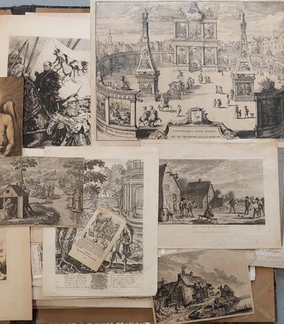 LARGE LOT OF ANTIQUE ENGRAVINGS
Mainly from...