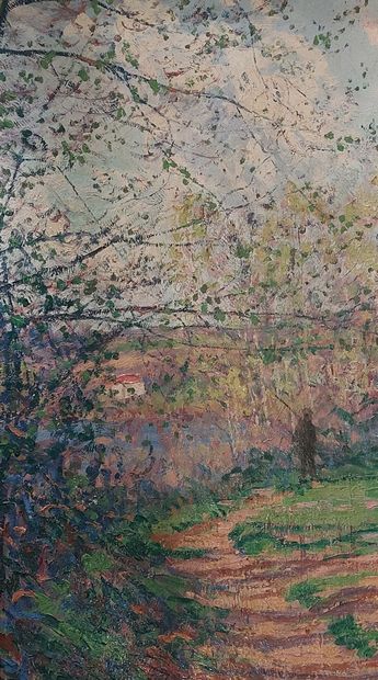 Léon GIRAN-MAX
Hunter on a path
Oil on canvas...