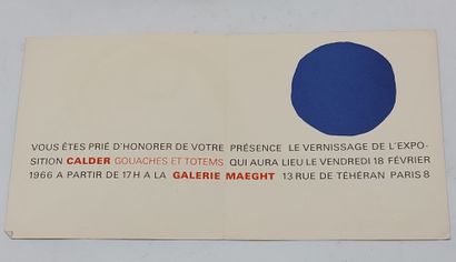 CALDER, exhibition catalog of the stabiles...