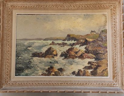 G. GUERIN (XXème siècle)
Paysage de bord...