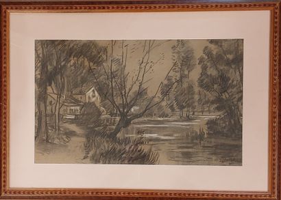 Adolphe DEPLANCHES
Paysage
Dessin sur papier...