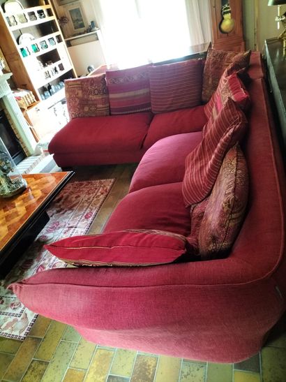 ROCHE ET BOBOIS
Large corner sofa, plain...