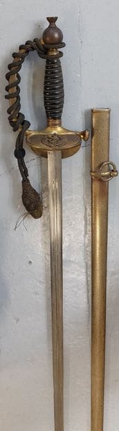 MEDICAL OFFICER'S EPEE with scabbard
Third...