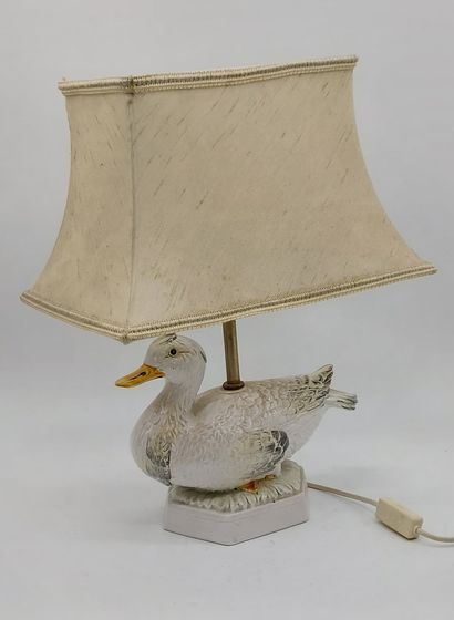 Ceramic DUCK mounted as a lamp
Total height:...