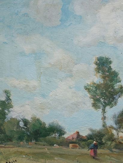 late 19th century french school 
A bucolic...