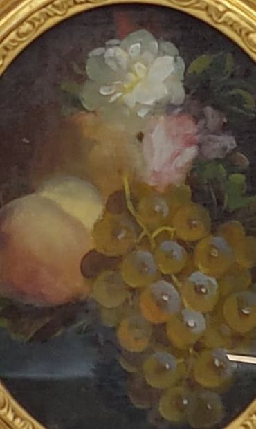 NATURE MORTE AUX FRUITS
Toile fixée sous...