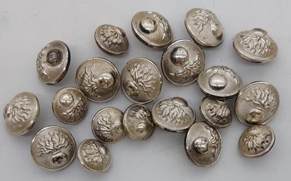 CEINTURE DE GENDARME galonnée en tissu, boucles...