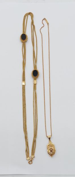 gold necklace set
- Necklace with souvenir...