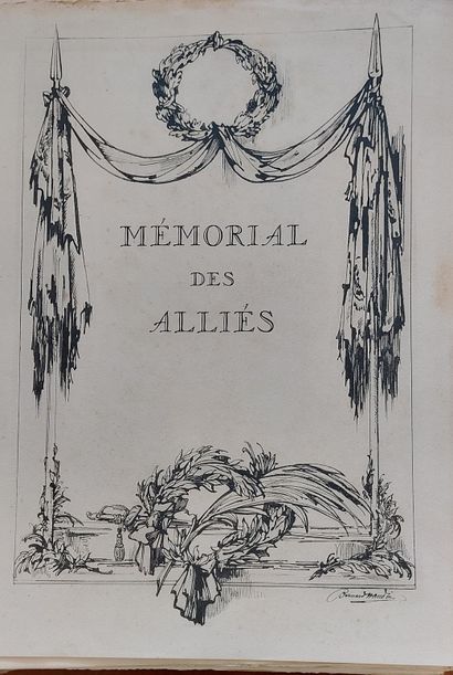 ALLIED MEMORIAL 14-18
43 x 32.5 cm
(uncollated,...