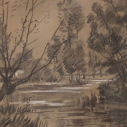 Adolphe DEPLANCHES
Paysage
Dessin sur papier...