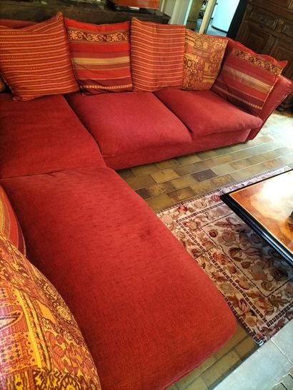 ROCHE ET BOBOIS
Large corner sofa, plain...