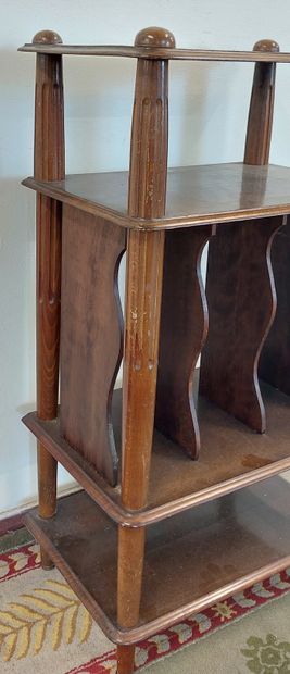 MUSIC CABINET in natural wood
H : 90 cm W...