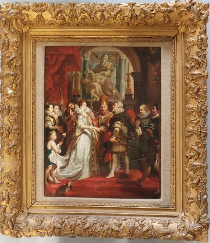 D'après RUBENS
Le mariage d'Henri IV avec...