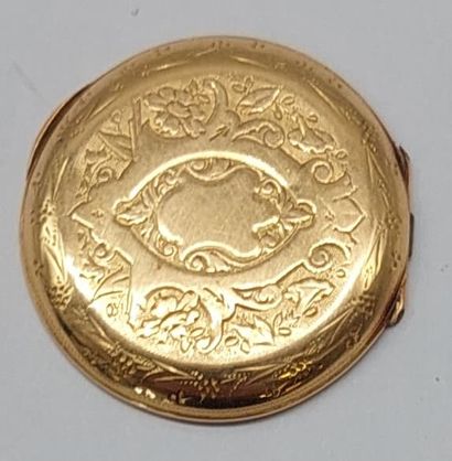 Gold GOUSSET WATCH COVER
Weight : 2,25 g