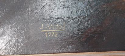 J. VIDAL 
Le Triomphe de Bacchus
Huile sur...