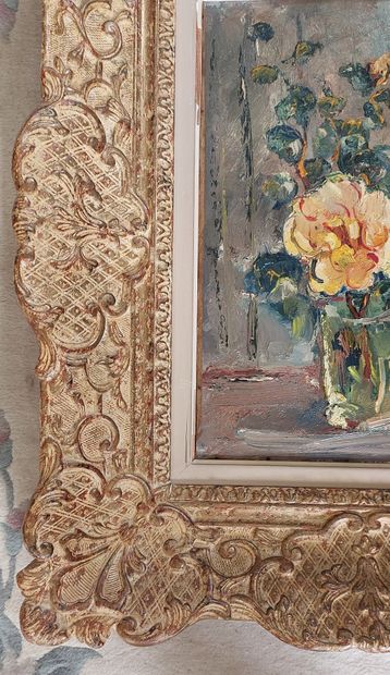 Maurice SAVREUX (1884-1971) 
Bunch of flowers
Oil...