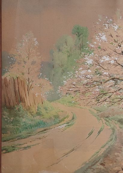 Hippolyte Jean Adam GIDE (1852-1921)
Pommier...