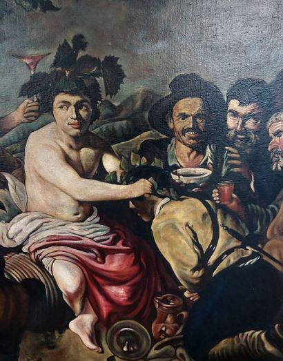 J. VIDAL 
Le Triomphe de Bacchus
Huile sur...