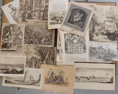 LARGE LOT OF ANTIQUE ENGRAVINGS
Mainly from...