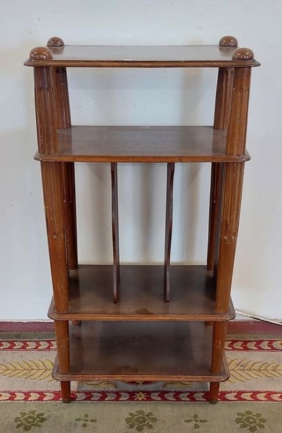 MUSIC CABINET in natural wood
H : 90 cm W...