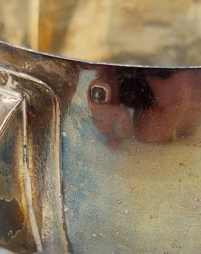 SMALL CASSEROLE in silver, wooden handle
Minerva...